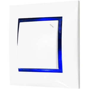 Włącznik Schodowy Z Podświetleniem Niebieskim Ospel Aria