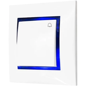 Włącznik Dzwonkowy Z Podświetleniem Niebieskim