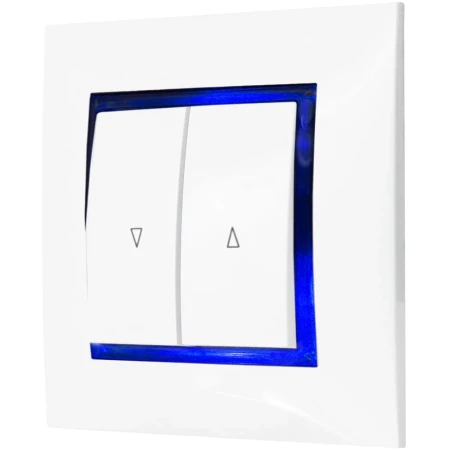 Włącznik Roletowy Z Podświetleniem Niebieskim