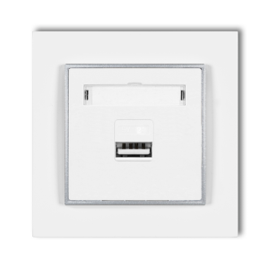 Gniazdo Ładowarka 1Xusb 2A Z Ramką Mini 00/07