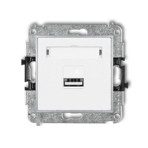 Gniazdo Ładowarka 1Xusb 2A Bez Ramki Mini 00/07