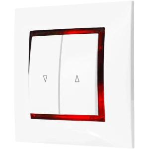 Włącznik Roletowy Z Podświetleniem Czerwonym