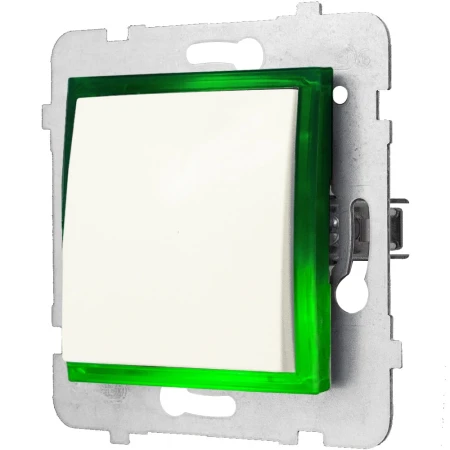Moduł Włącznika Led Pojedynczy Ospel Aria Bez Ramki Ecru