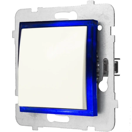 Moduł Włącznika Led Pojedynczy Bez Ramki Ospel Aria Ecru