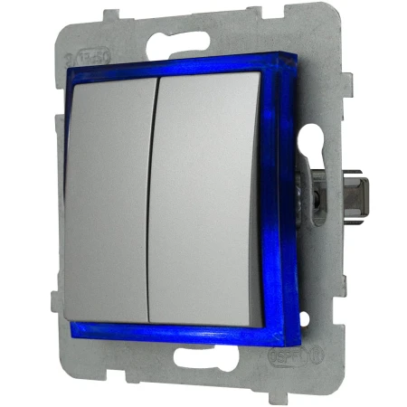 Moduł Włącznika Led Podwójny Bez Ramki Ospel Aria