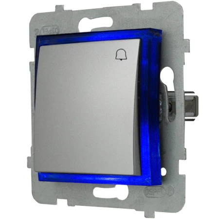 Moduł Włącznika Led Niebieski Dzwonkowy Bez Ramki Ospel Aria