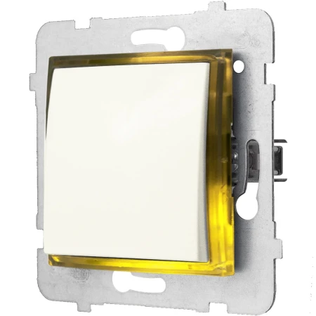 Moduł Włącznika Led Pojedynczy Bez Ramki Ospel Aria Ecru