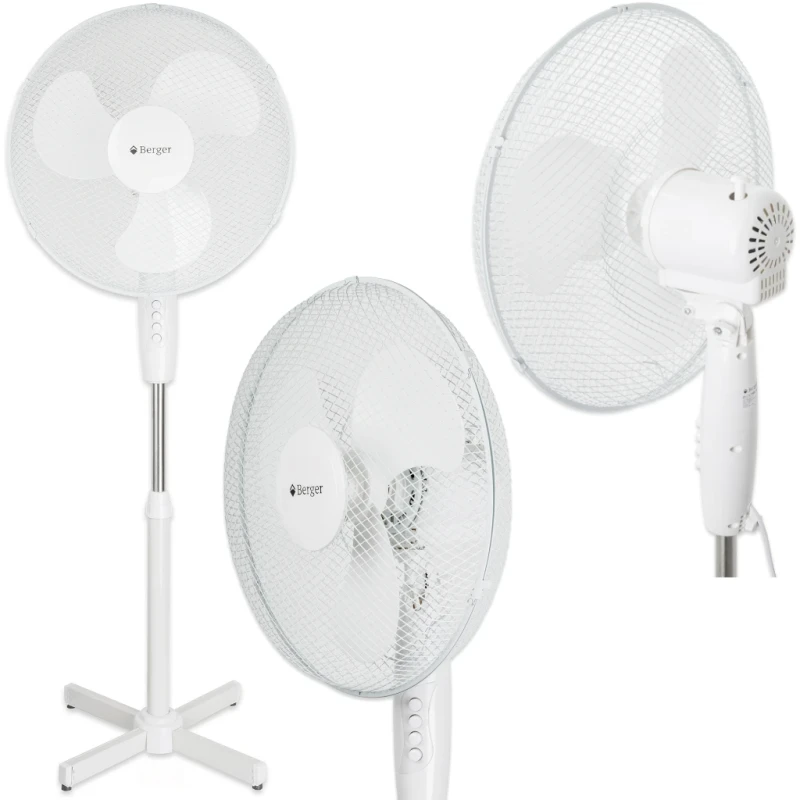Wentylator Stojący Berger Ef-1640 Biały 40W Agd-Ter-0000021