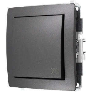 Karlik Deco Grafitowy Mechanizm Włącznika Zwierny Światło 11Dwp-5