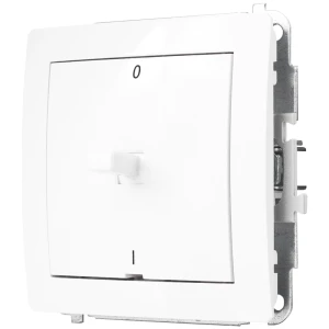 Karlik Deco Biały Mechanizm Włącznika Dwubiegunowego W Stylu Amerykańskim Dwpus-9