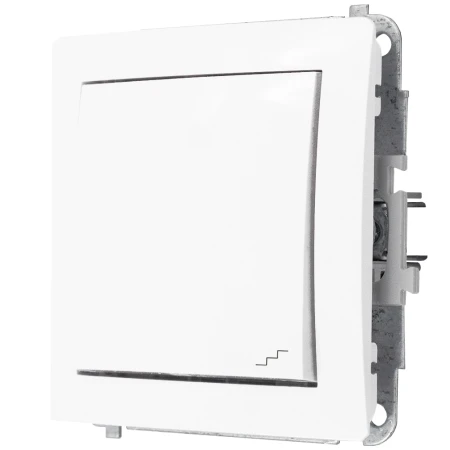 Karlik Deco Biały Mat Mechanizm Włącznika Schodowego 25Dwp-3
