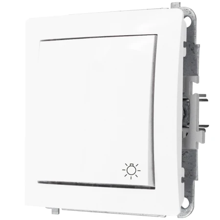 Karlik Deco Biały Mat Mechanizm Włącznika Zwierny Światło 25Dwp-5