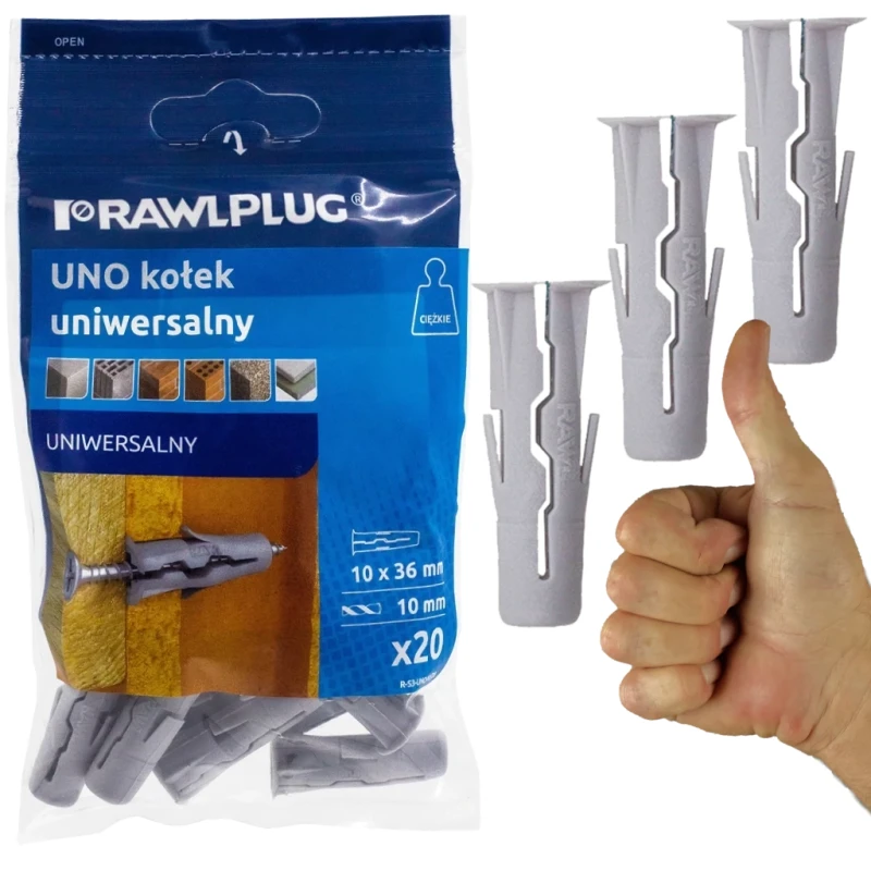 Rawlplug Kołek Uniwersalny Fi10 20 Szt.