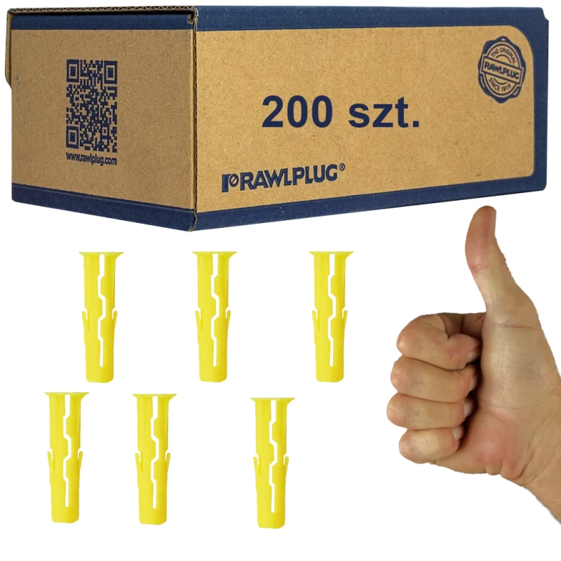 Rawlplug Kołek Uniwersalny Fi5 200Szt.