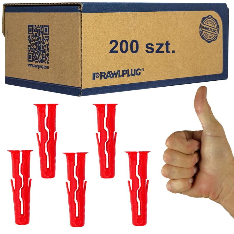 Rawlplug Kołek Uniwersalny Fi6 200Szt.