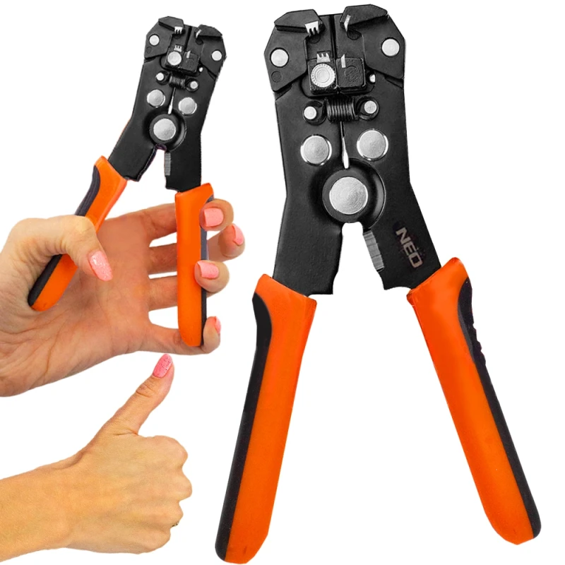 Automatyczny Ściągacz Izolacji 180Mm 0,5-6Mm2 Czołowy 01-534