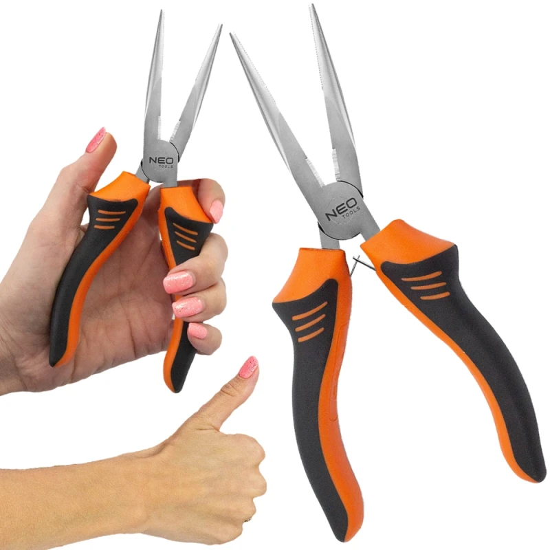 Szczypce Wydłużone Proste 180Mm 01-253