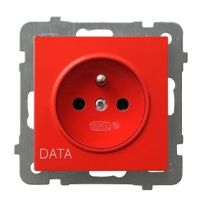 Ospel As Biały Gniazdo Pojedyncze Z Uziemieniem Data