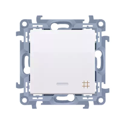 Kontakt Simon 10 Łącznik Krzyżowy Z Podświetleniem Led (Moduł) 10Ax 250V~ Zaciski Śrubowe Biały