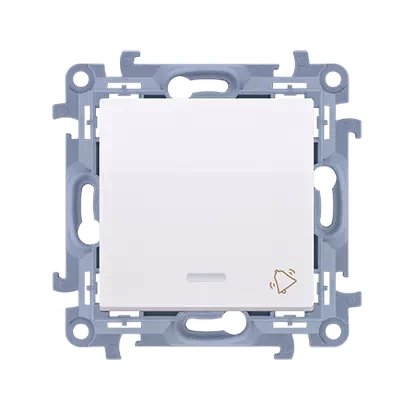 Kontakt Simon 10 Przycisk "Dzwonek" Z Podświetleniem Led (Moduł) 10Ax 250V~ Zaciski Śrubowe Biały