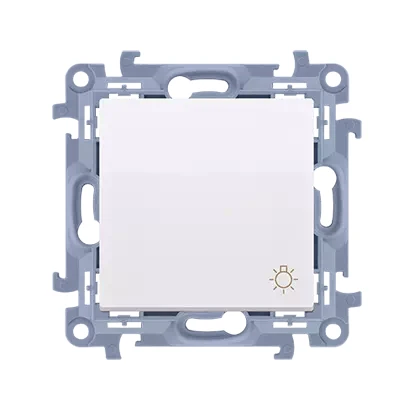 Kontakt Simon 10 Przycisk "Światło" (Moduł) 10Ax 250V~ Zaciski Śrubowe Biały