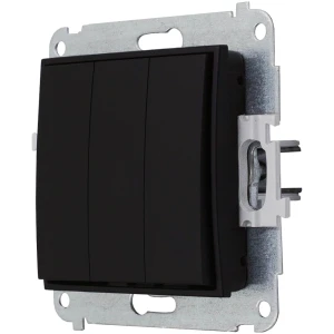 Icon Mechanizm Łącznika Potrójnego Czarny Mat 12Iwp-7