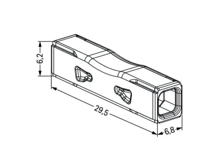 Szybkozłączka Przelotowa 2X0,75-4Mm2 Inline 2773-2401