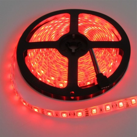 Taśma Led 300 4.8W/M Czerwona 12V Ip63 /5M/