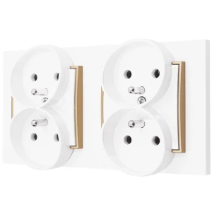 Dwa Gniazda Podwójne W Ramce Karlik Mini 00/29