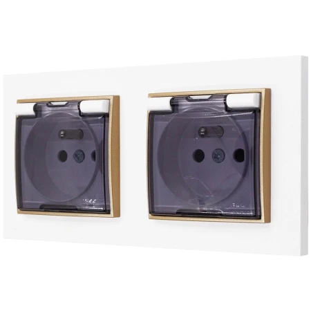 Dwa Gniazda Hermetyczne Karlik Mini 00/29 19