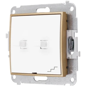 Podwójny Włącznik Schodowy Bez Ramki Styl Usa Karlik Mini 00/29