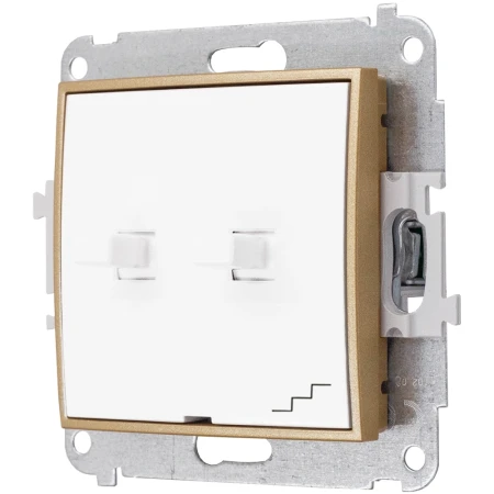 Podwójny Włącznik Schodowy Bez Ramki Styl Usa Karlik Mini 00/29