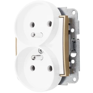 Gniazdo Podwójne Bez Ramki Bezpieczne 00/29
