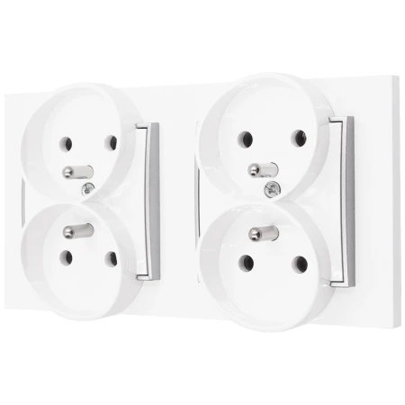 Dwa Gniazda Podwójne W Ramce Karlik Mini 00/07 12