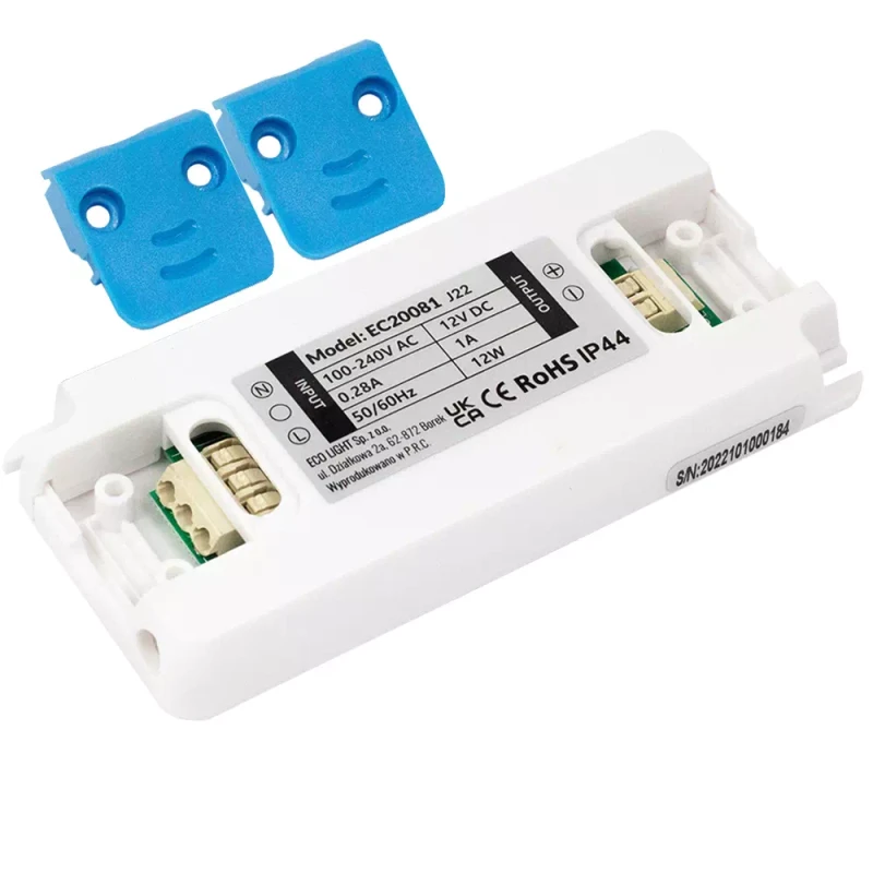 Zasilacz Meblowy Do Pasków Led 12W 12V Ip44 98X47X12