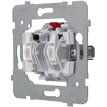 Włącznik Roletowy Przycisk Zwierny Czarny Ospel Aria