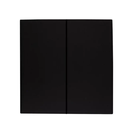 Włącznik Podwójny Światła Ospel Aria Czarny Kontakt