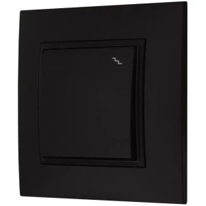 Włącznik Światła Schodowy Czarny Ospel Aria Ścienny