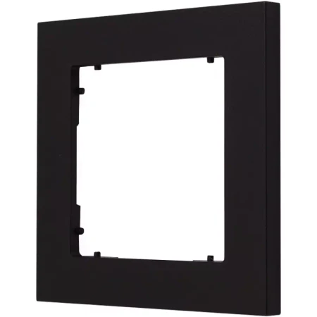 Włącznik Pojedynczy Z Ramką Karlik Mini Kolor Czarny Mat / Złoty