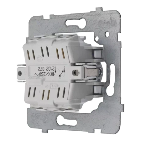 Włącznik Podwójny I Schodowy W Ramce Czarny Ospel Aria