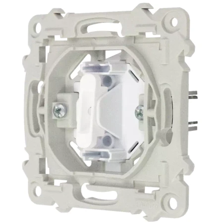 Ospel Szafir Czarny Łącznik Pojedynczy Zestaw Z Ramką