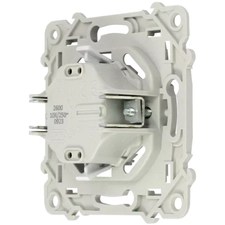 Ospel Szafir Czarny Łącznik Pojedynczy Zestaw Z Ramką