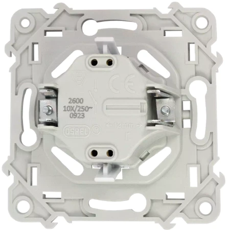 Ospel Szafir Czarny Włącznik Pojedynczy Podświetlenie Niebieskie Zestaw Z Ramką