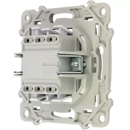 Ospel Szafir Czarny Łącznik Podwójny Zestaw Z Ramką