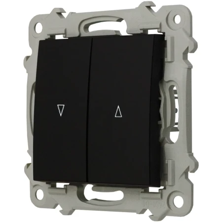 Ospel Szafir Łącznik Żaluzjowy Zwierny Czarny Metalik