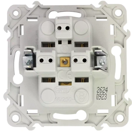 Ospel Szafir Czarny Gniazdo Podwójne Zestaw Z Ramką