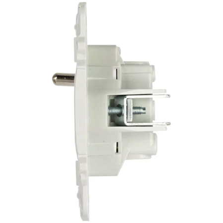 Ospel Szafir Gniazdo Pojedyncze Z Uziemieniem Czarny Metalik