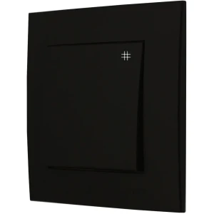 Ospel Szafir Czarny Łącznik Krzyżowy Zestaw Z Ramką