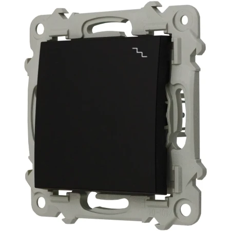 Ospel Szafir Czarny Łącznik Schodowy Zestaw Z Ramką