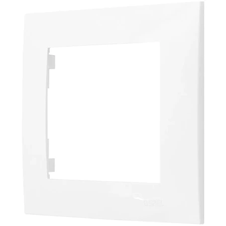 Ospel Szafir Biały Gniazdo Podwójne Zestaw Z Ramką